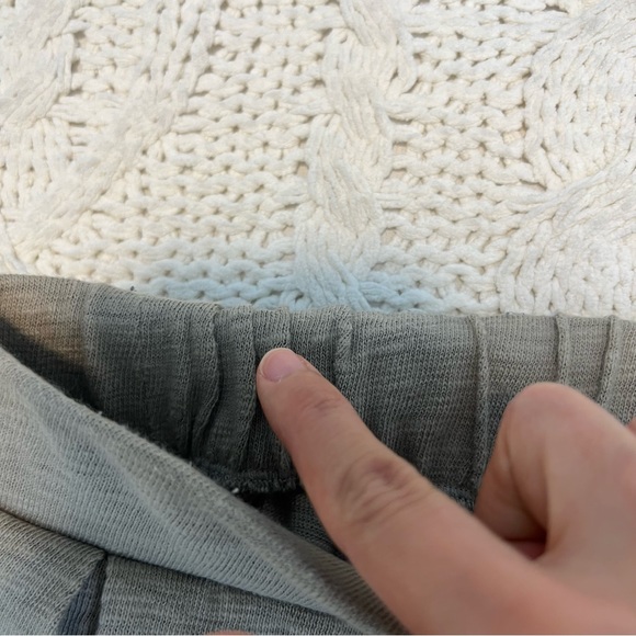 Free People Beach Culver City Pleated Sweatpants Joggers Taupe Green Gray Size S - Picture 9 of 13